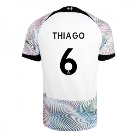 Jalkapallo Pelipaidat/Peliasut Liverpool Thiago 6 Vieraspelipaita 2022-23